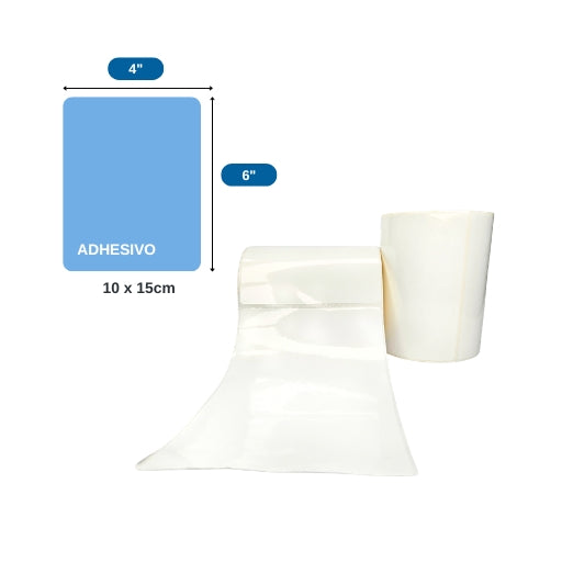 4″x 6″ x 250 ETIQ. x 1COL. TUCO 1″ (100MM X 150MM)