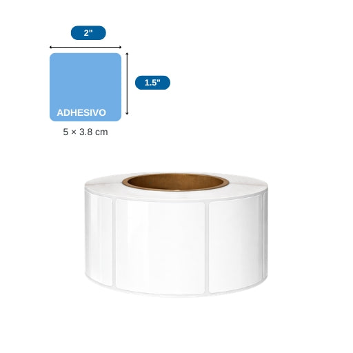 2″ X 1.5″ X 1000 ETQ. X 1COL, TUCO 1″ (50MM X 38MM)