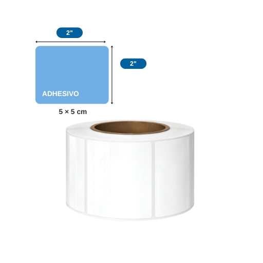 2″ X 2″ X 1000 ETQ. X 1COL, TUCO 1″ (50MM X 50MM)