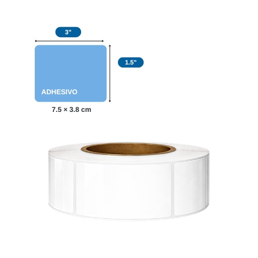 3″ X 1.5″ X 1000 ETQ. X 1COL, TUCO 1″ (75MM X 38MM)