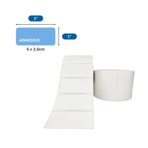 2″x 1″ x 1000 ETIQ. x 1COL. TUCO 1″(50 MM X 25 MM)