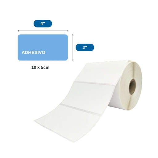 4″ x 2″ x 1000 ETIQ. x 1COL, TUCO 1″(100 MM X 50 MM)
