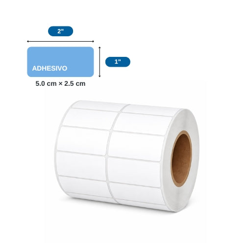 2″ X 1″ X 3000 ETQ. X 2COL, TUCO 1″ (50MM X 25MM)