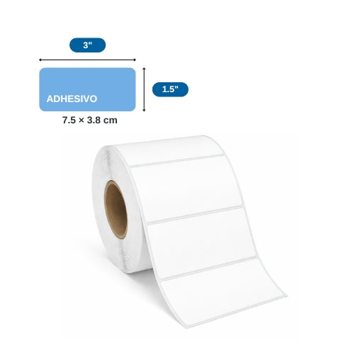 3″ X 1.5″ X 160 ETQ. X 1COL, TUCO 1″ (75MM X 38MM)