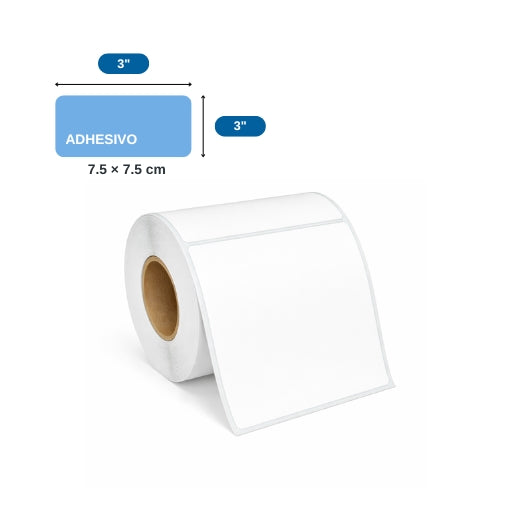 3″ X 3″ X 500 ETQ. X 1COL, TUCO 1″ (75MM X 75MM)