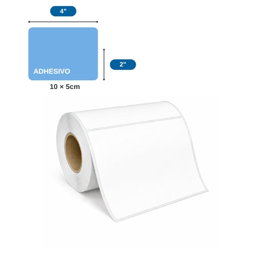 4″ X 2″ X 1000 ETQ. X 1COL, TUCO 1″ (100MM X 50MM)