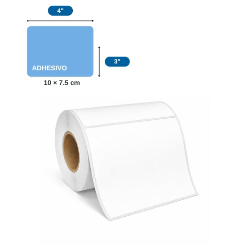 4″ X 3″ X 500 ETQ. X 1 COL, TUCO 1″ (100MM X 75MM)