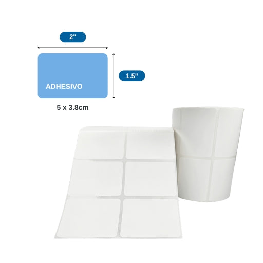 2″ x 1.5″ x 2000 ETIQ. x 2COL. TUCO 1″(50 MM X 38 MM)