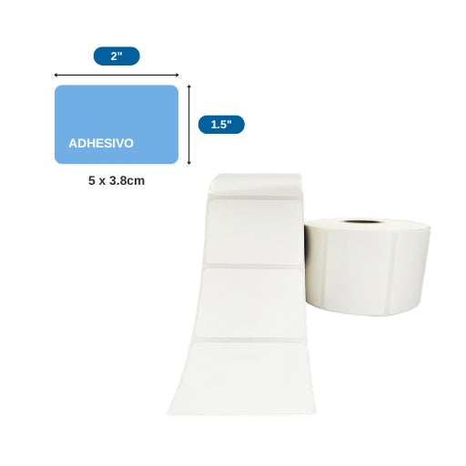 2″ x 1.5″ x 1000 ETIQ. x 1COL. TUCO 1″ (50 MM X 38 MM)