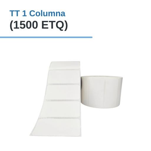 2″ X 1″ x 1500 ETIQ. x 1COL. TUCO 1″ (50 MM X 25 MM)