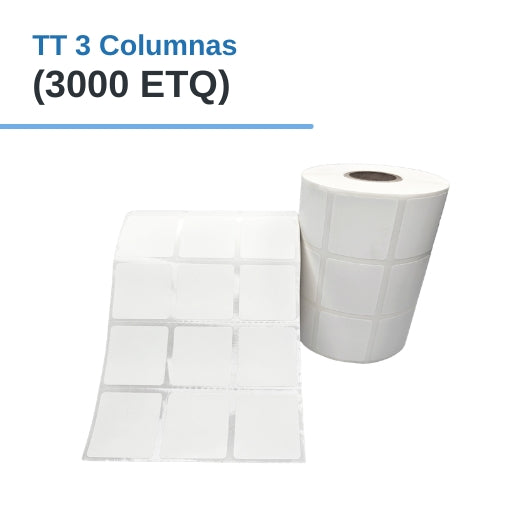 1.2″ × 1.2″ x 3000 ETIQ. x 3COL, TUCO 1″ (30 MM X 30 MM)