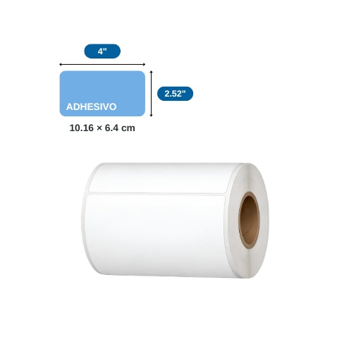 4″ X 2.52″ X 750 ETQ. X 1COL, TUCO 1″ (101,6MM X 64MM)