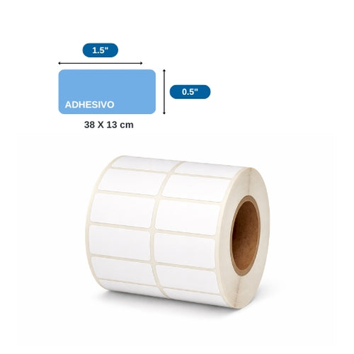 1,5″ X 0,5″ X 6000 ETQ. X 2 COL, TUCO 1″ (38mm X 13mm)