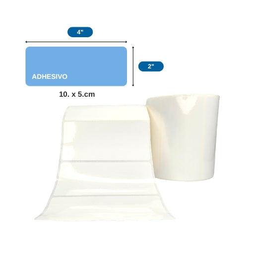 4″ x 2″ x 1000 ETIQ. x 1 COL. TUCO 1″(100 MM X 50 MM)
