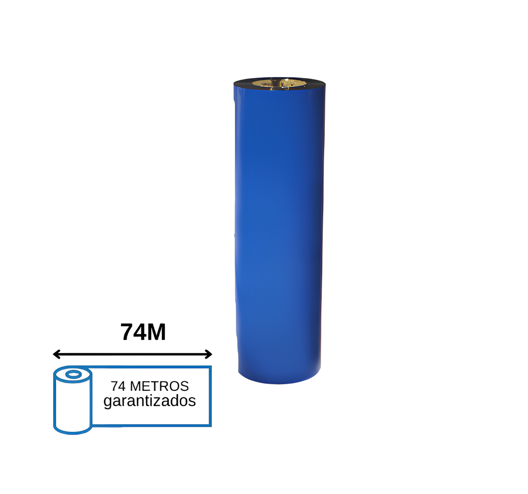 Ribbon Resina 110mm x 74mts