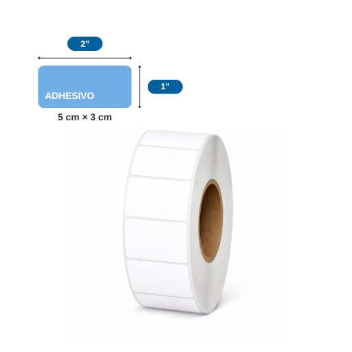2″ X 1″ X 1500 ETQ. X 1COL, TUCO 1″ (55MMX30MM)