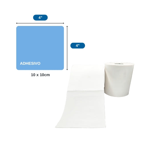 4″ x 4″ x 500 ETIQ. x 1COL, TUCO 1″(100 MM X 100 MM)
